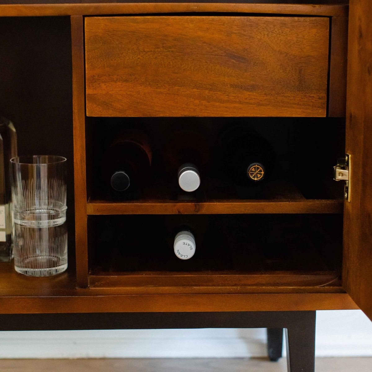 Load image into Gallery viewer, texxture Dalston™ Bar Cabinet - lily &amp;amp; onyx

