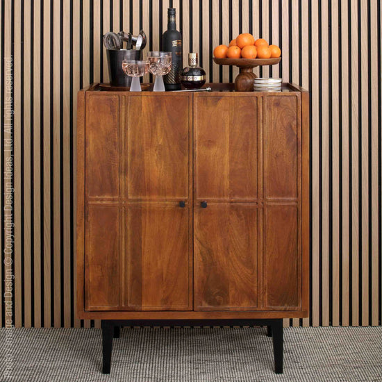 Load image into Gallery viewer, texxture Dalston™ Bar Cabinet - lily &amp;amp; onyx
