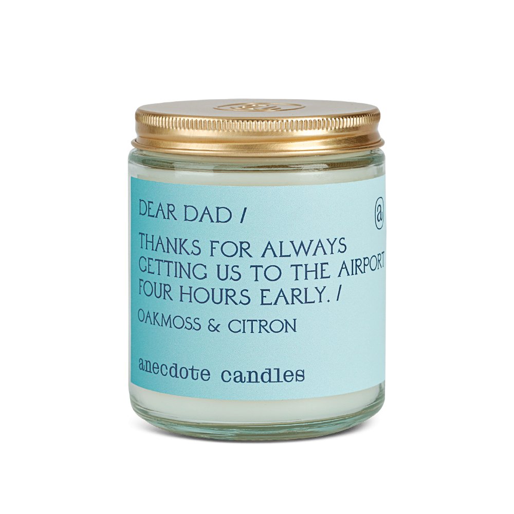Load image into Gallery viewer, Anecdote Candles Dear Dad Candle - lily &amp;amp; onyx

