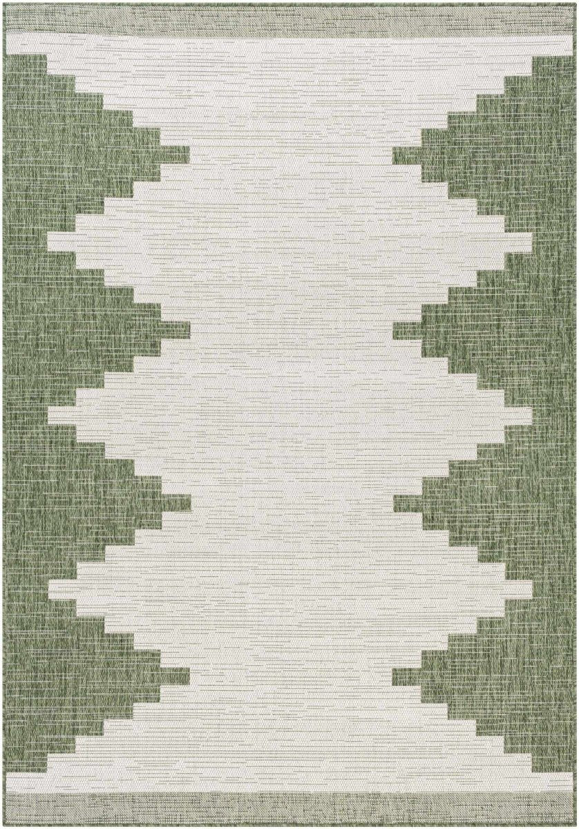 Hauteloom Djugun Green Outdoor Rug - lily & onyx