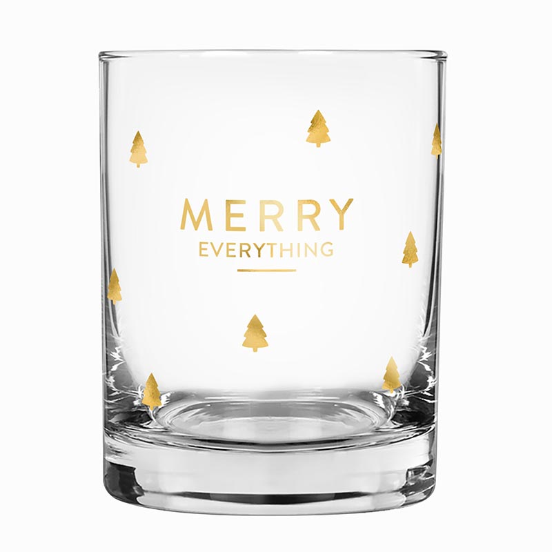Santa Barbara Design Studio DOF 'Merry Everything' Rocks Glass, Set of 4 - lily & onyx