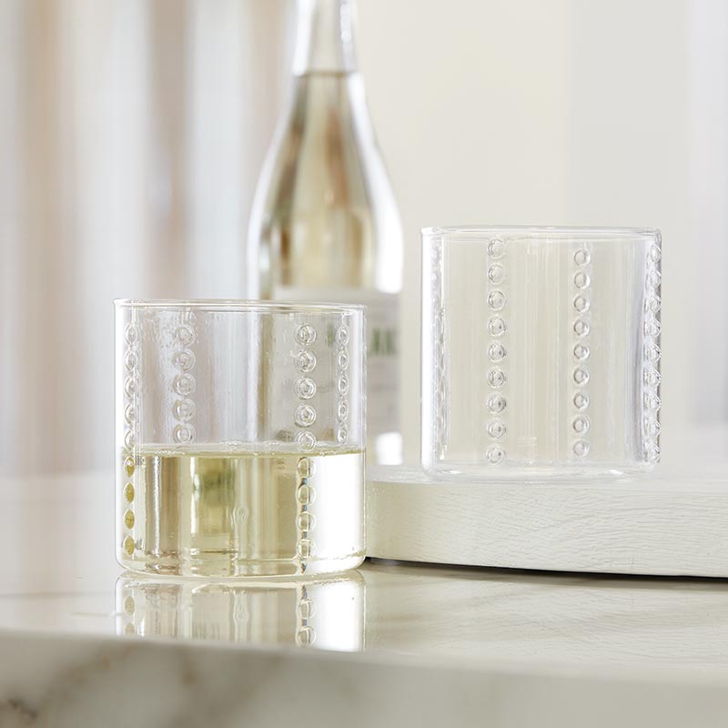 Santa Barbara Design Studio Dotted Everyday Water Glasses, Set of 2 - lily & onyx
