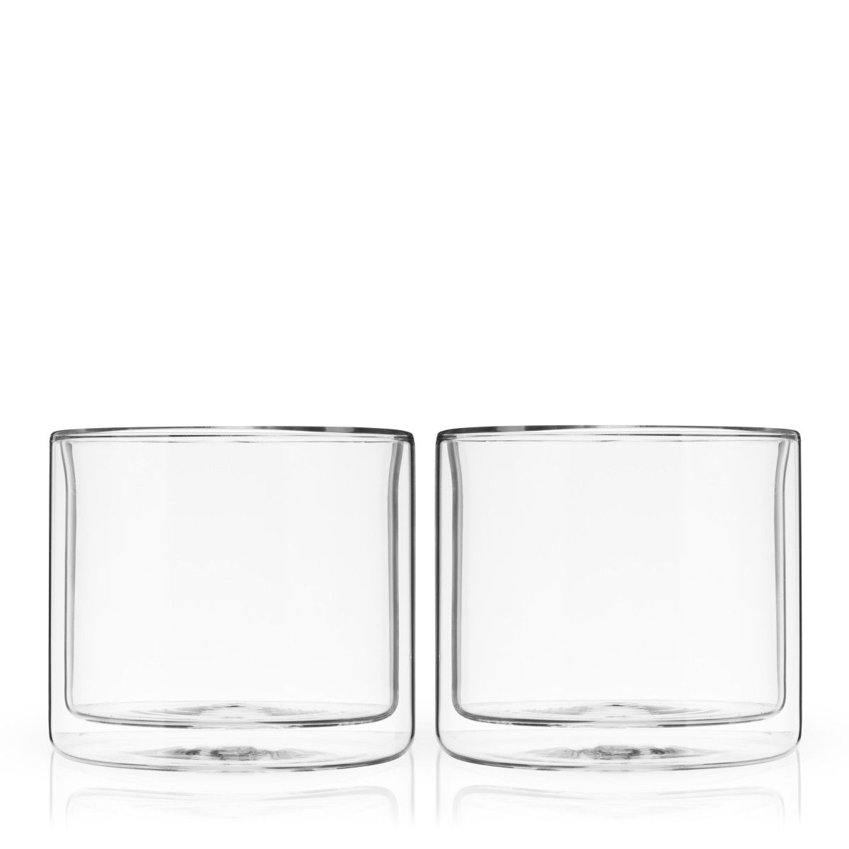 TRUE Double Walled Old Fashioned Glasses, Set of 2 - lily & onyx