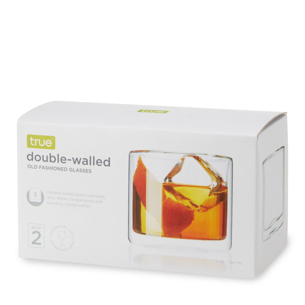 
                      
                        TRUE Double Walled Old Fashioned Glasses, Set of 2 - lily & onyx
                      
                    