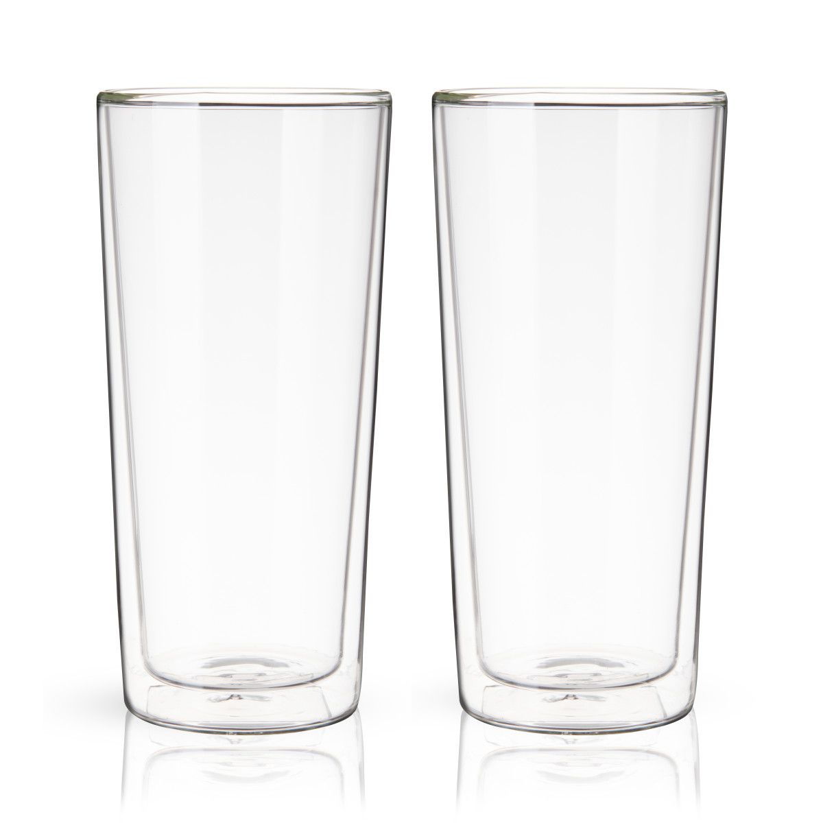 TRUE Double Walled Pint Glasses, Set of 2 - lily & onyx