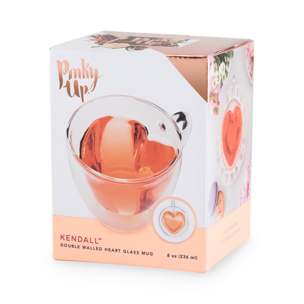 
                      
                        Pinky Up Kendall™ Heart Double Walled Glass Tea Mug - lily & onyx
                      
                    