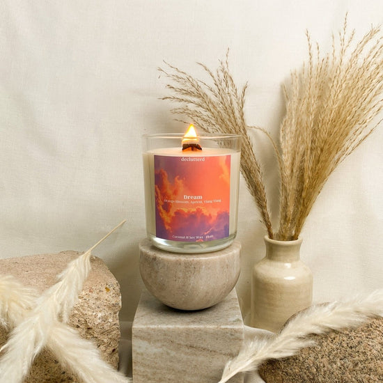 declutterd Dream Wood Wick Candle - lily & onyx