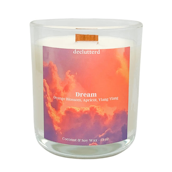 declutterd Dream Wood Wick Candle - lily & onyx