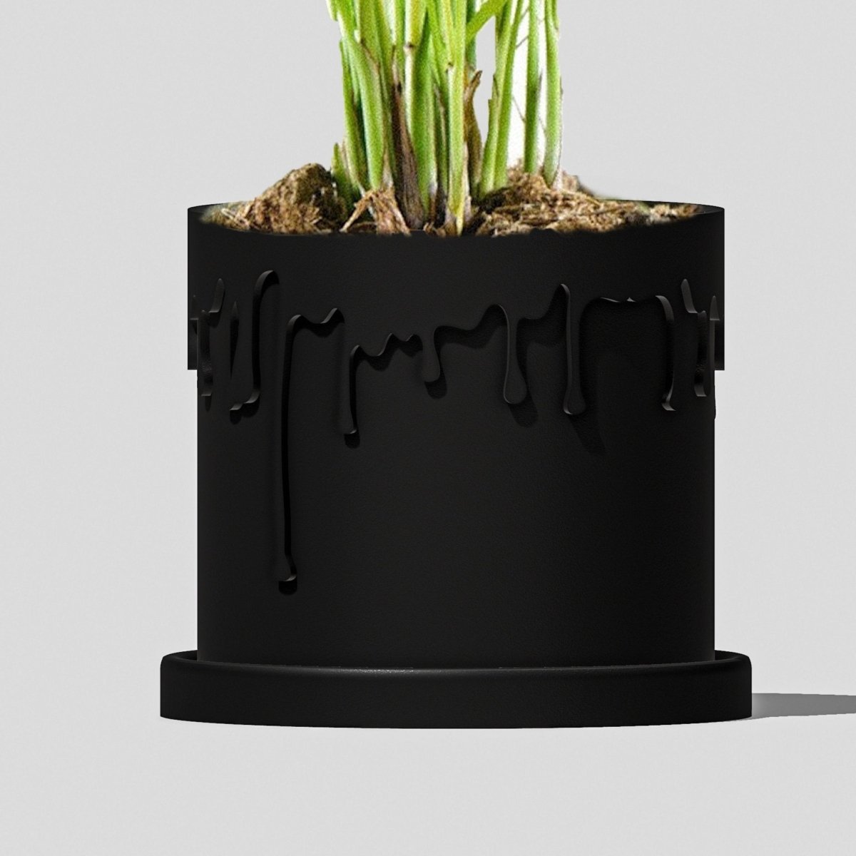 Load image into Gallery viewer, Rosebud HomeGoods Drip Planter - lily &amp;amp; onyx
