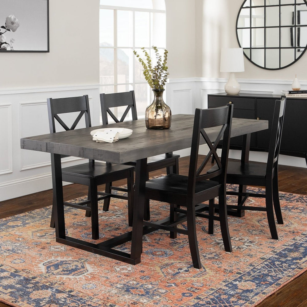 Walker Edison Durango Farmhouse Dining Set - lily & onyx