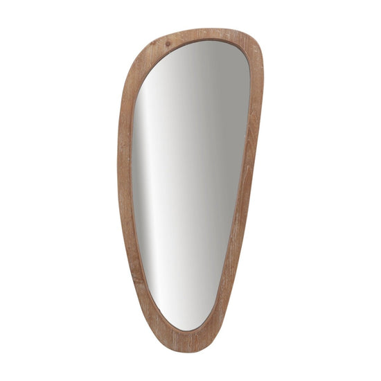 Sagebrook Home Egg Shaped Plywood Mirror, 36"H - lily & onyx