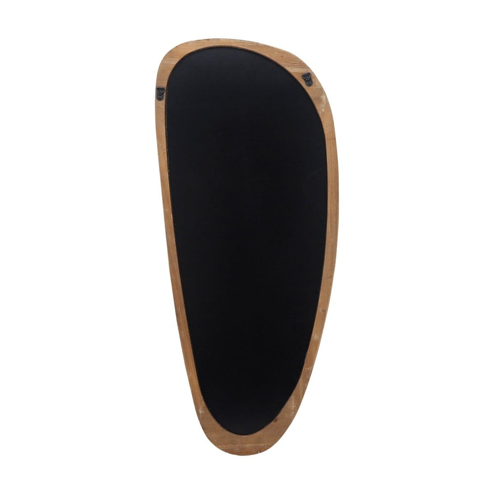 Sagebrook Home Egg Shaped Plywood Mirror, 36"H - lily & onyx