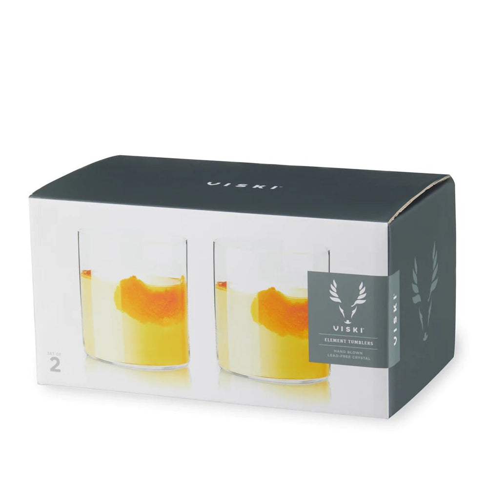 
                      
                        Viski Element DOF Glasses, Set of 2 - lily & onyx
                      
                    