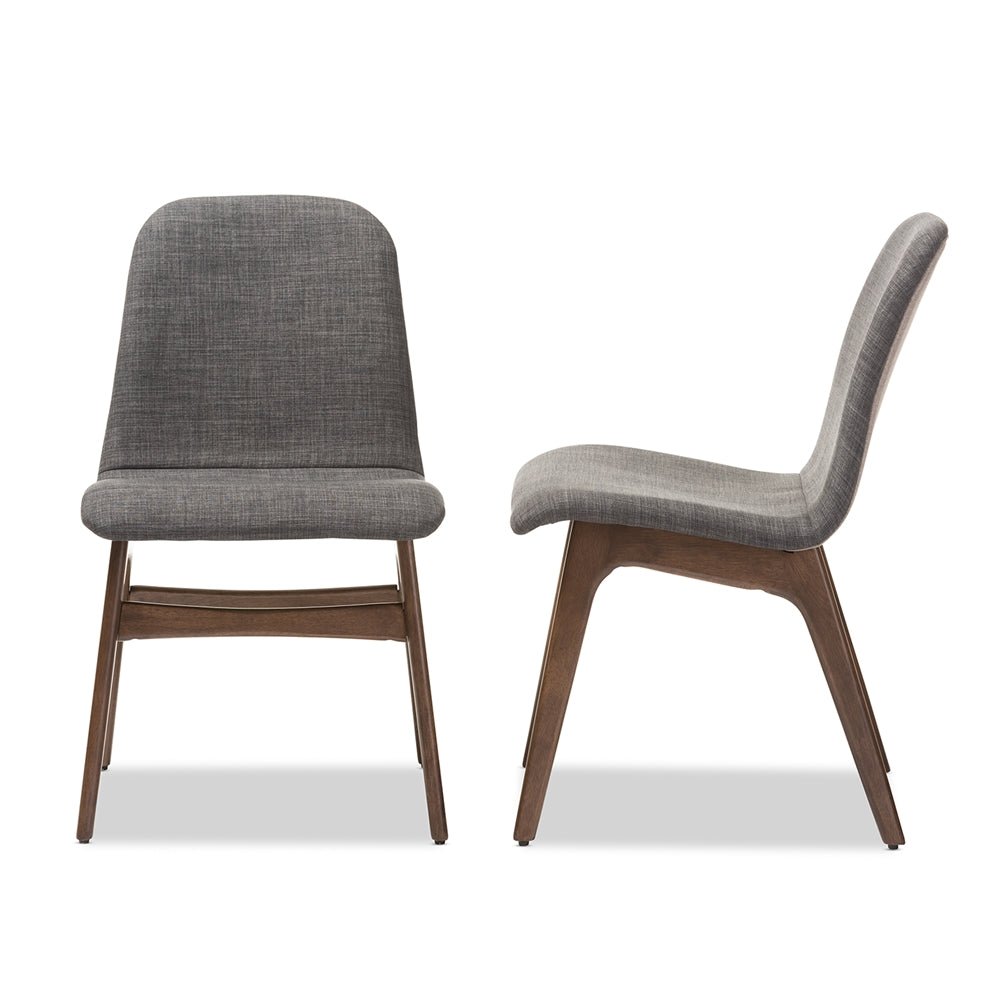 Baxton Studio Embrace Mid Century Modern Upholstered Dining Chair - lily & onyx