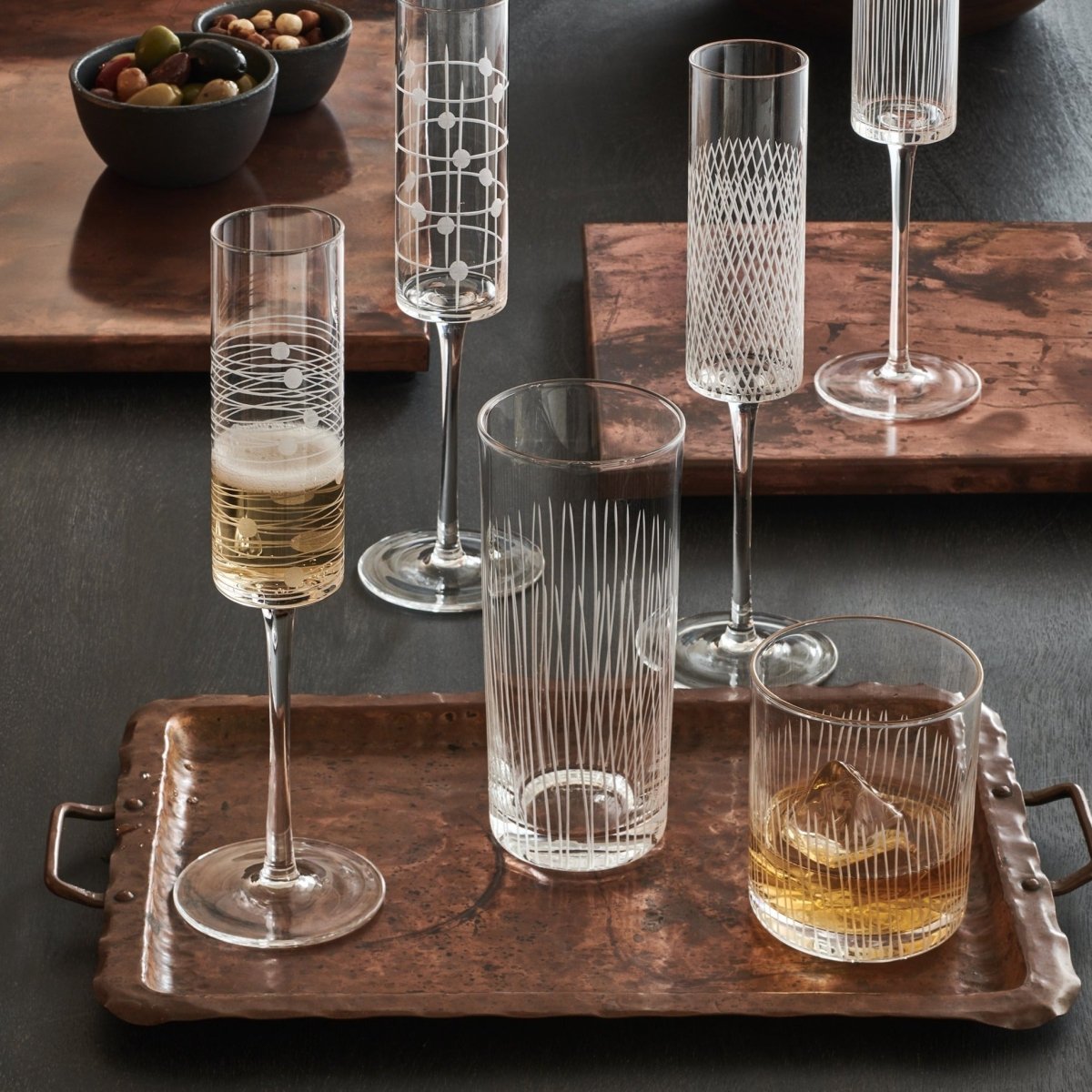 texxture Endra Drinking Glass - lily & onyx