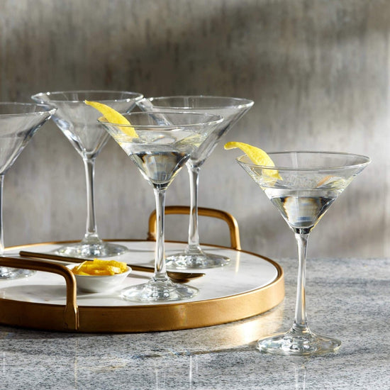 Libbey Entertaining Essentials Martini Glasses, 8 oz - Set of 6 - lily & onyx