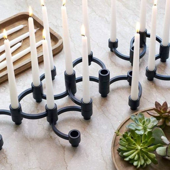 
                      
                        texxture Eos Matte Black Aluminum Candleholders, Set Of 5 - lily & onyx
                      
                    