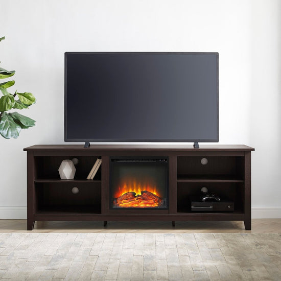 Walker Edison Essential Fireplace TV Stand - lily & onyx