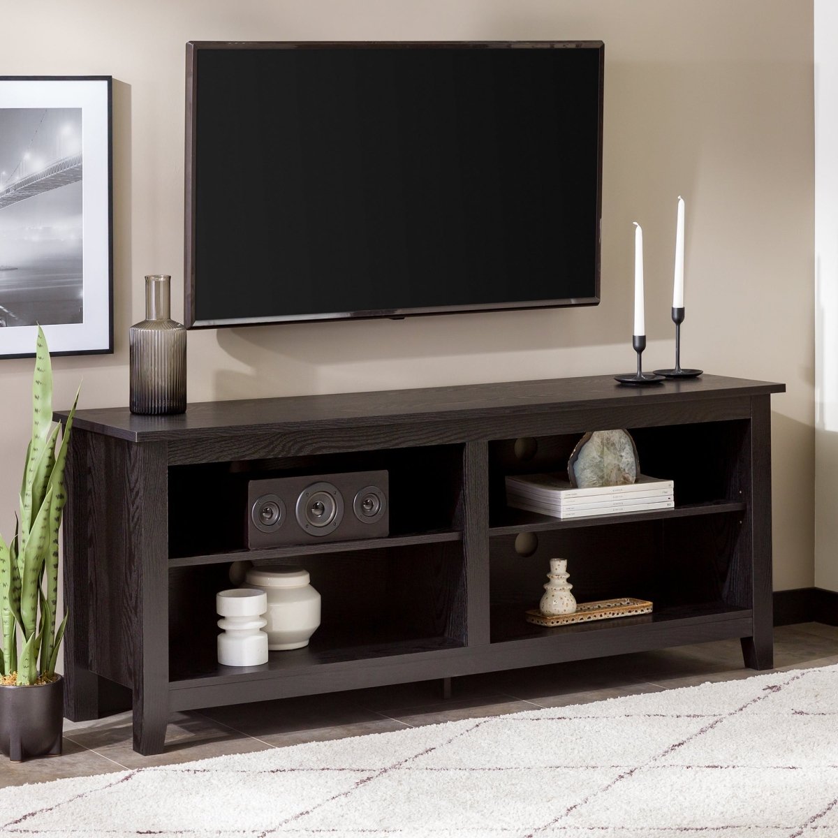 Walker Edison Essential TV Stand - lily & onyx