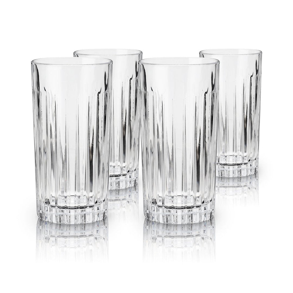 
                      
                        Viski European Crystal Highball Tumblers - lily & onyx
                      
                    