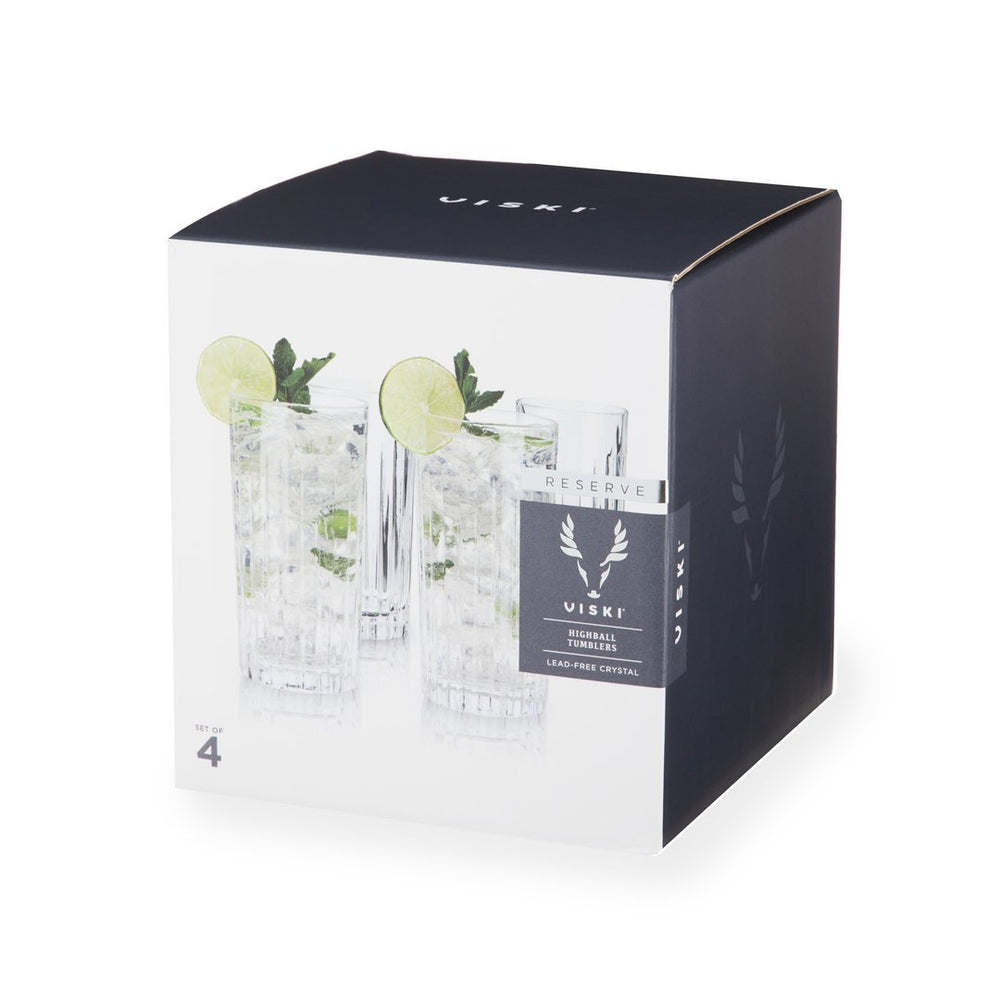 
                      
                        Viski European Crystal Highball Tumblers - lily & onyx
                      
                    