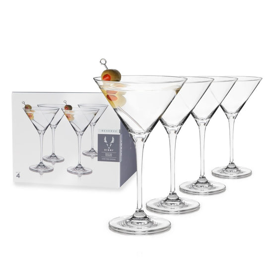 Viski European Crystal Martini Glasses, Set of 4 – lily & onyx