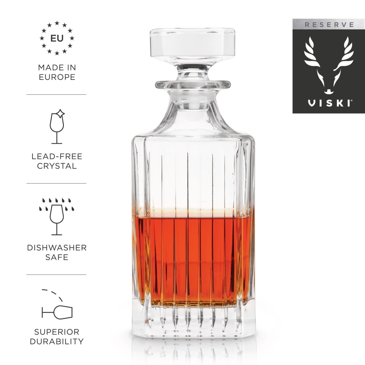 Viski European Liquor Decanter - lily & onyx