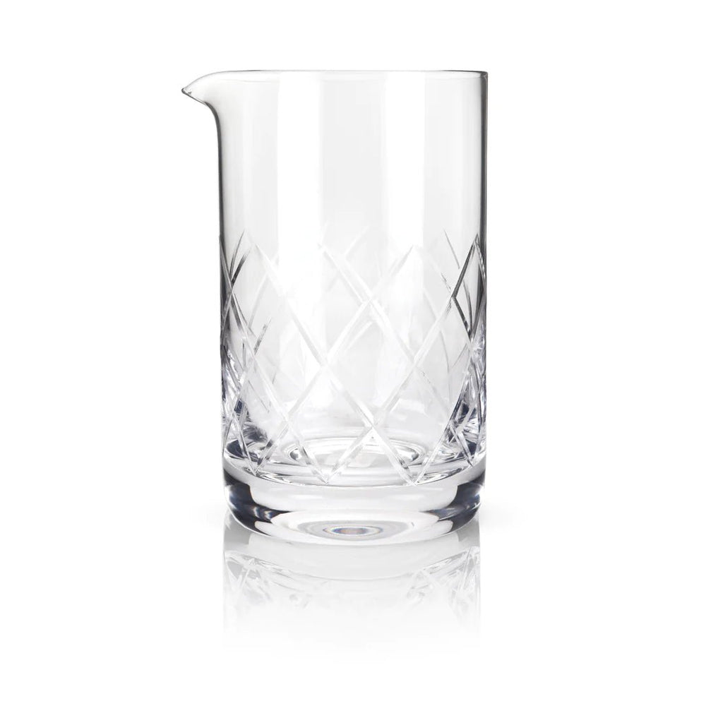 Viski Extra Large Crystal Mixing Glass, 27 Oz - lily & onyx