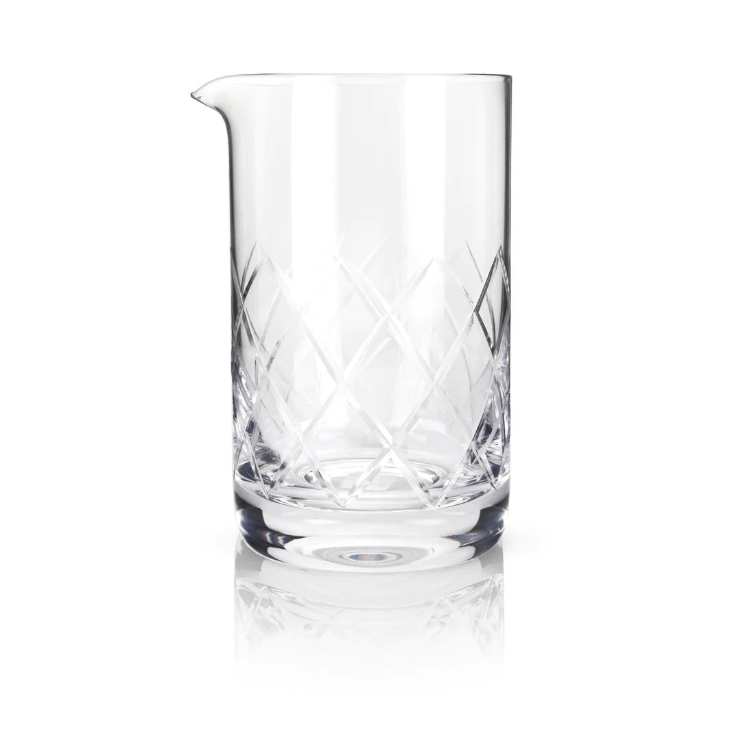 Viski Extra Large Crystal Mixing Glass, 27 Oz - lily & onyx