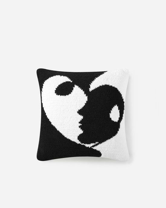 Sunday Citizen Faces II Throw Pillow - lily & onyx