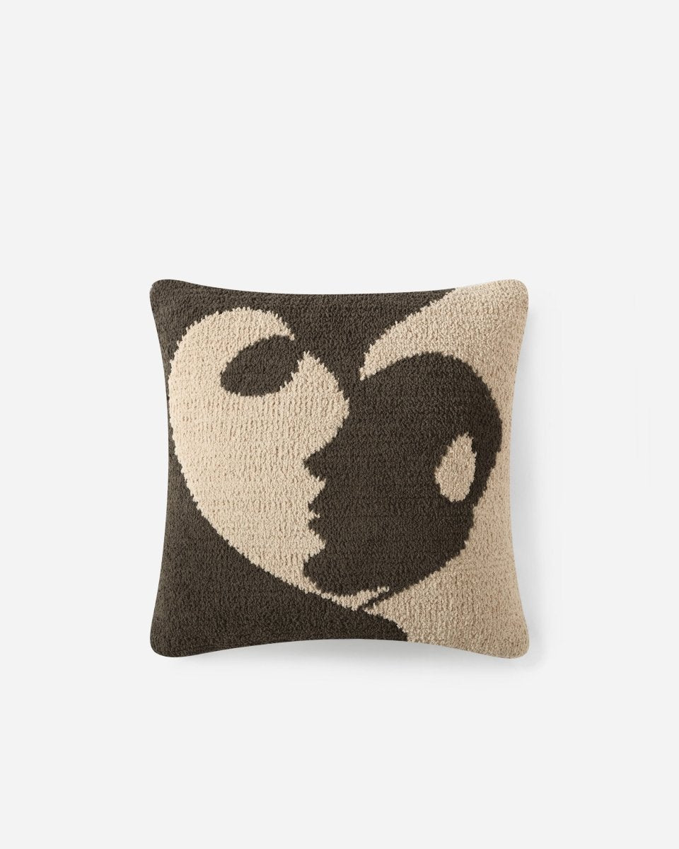 Sunday Citizen Faces II Throw Pillow - lily & onyx