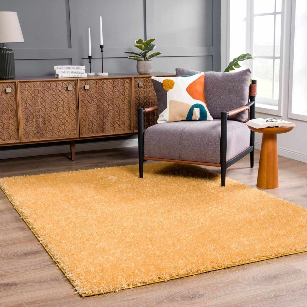 
                      
                        Hauteloom Faina Solid Gold Washable Shag Rug - lily & onyx
                      
                    