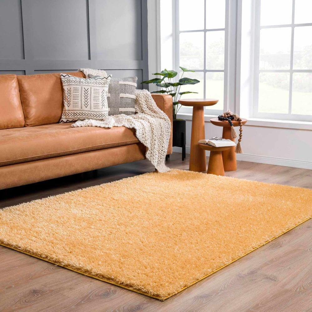 
                      
                        Hauteloom Faina Solid Gold Washable Shag Rug - lily & onyx
                      
                    