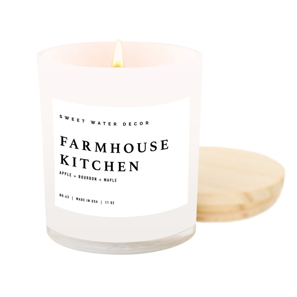 
                      
                        Sweet Water Decor Farmhouse Kitchen Soy Candle - White Jar - 11 oz - lily & onyx
                      
                    