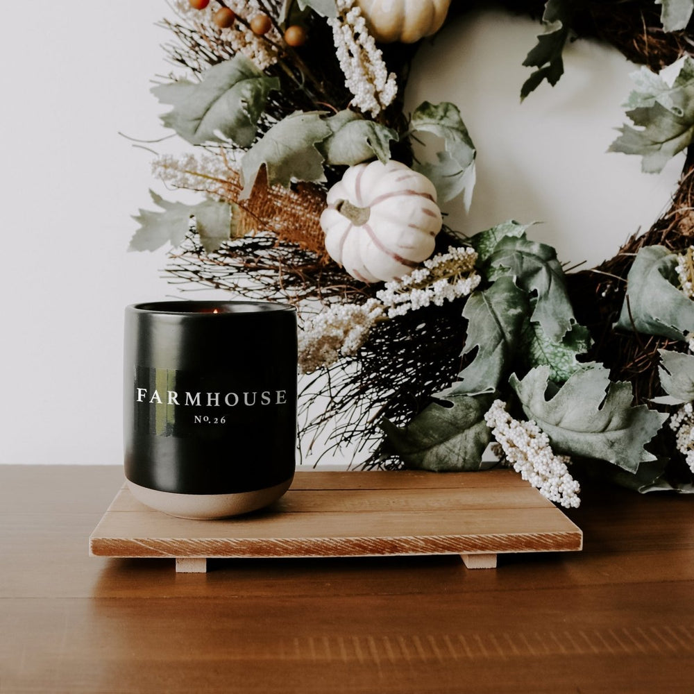 
                      
                        Sweet Water Decor Farmhouse Soy Candle - Black Stoneware Jar - 12 oz - lily & onyx
                      
                    