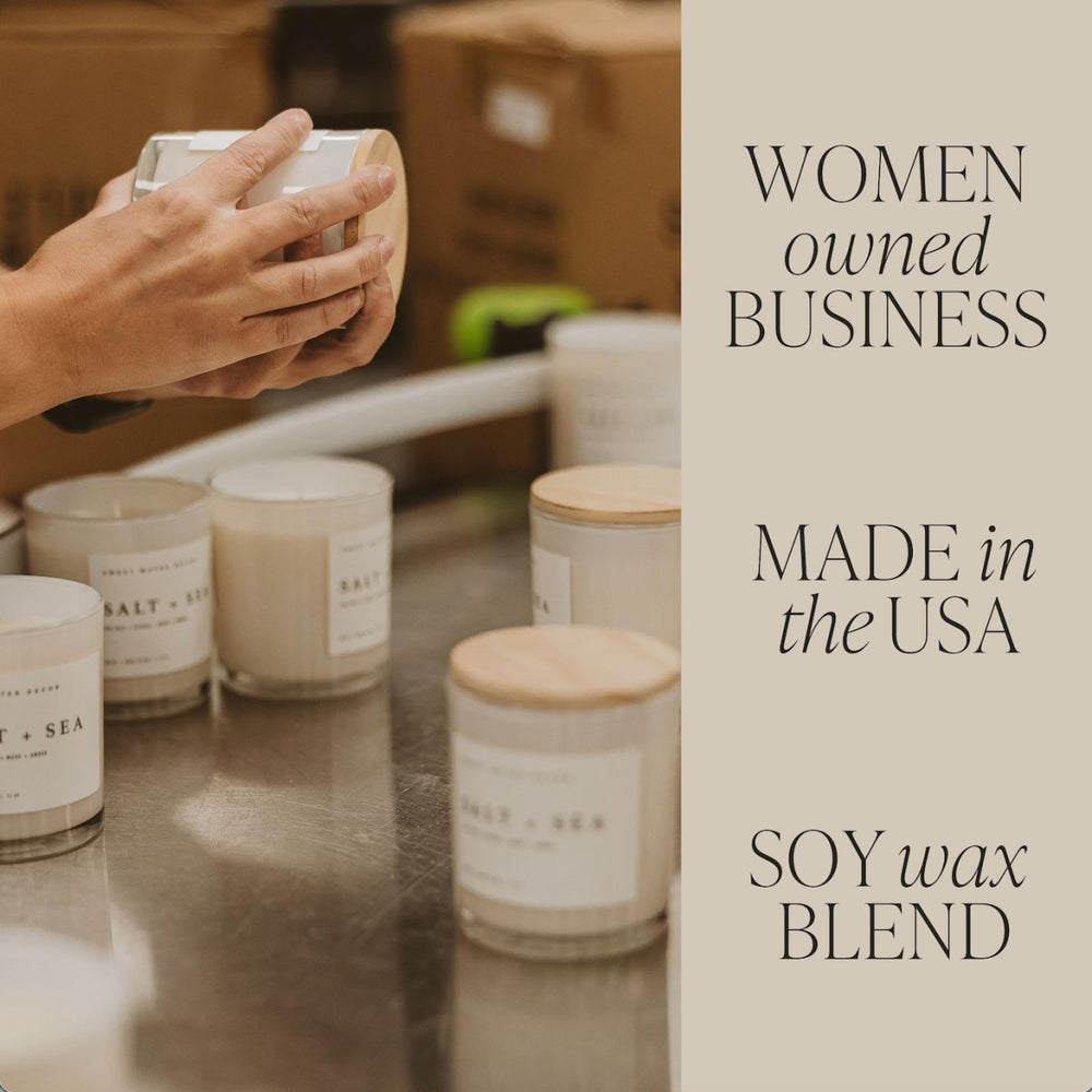 
                      
                        Sweet Water Decor Farmhouse Soy Candle - White Jar - 11 oz - lily & onyx
                      
                    
