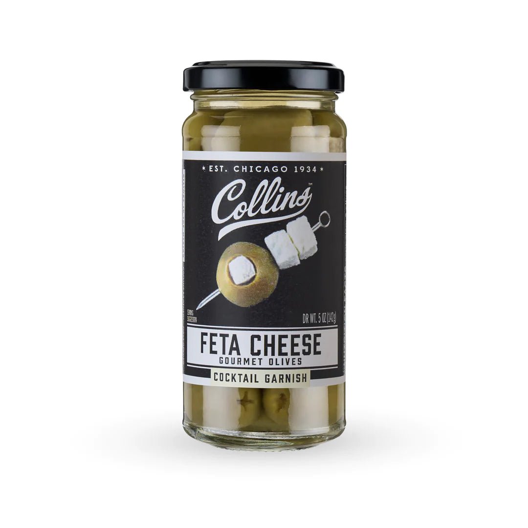 Collins Feta Cheese Cocktail Olives, 4.5 Oz - lily & onyx