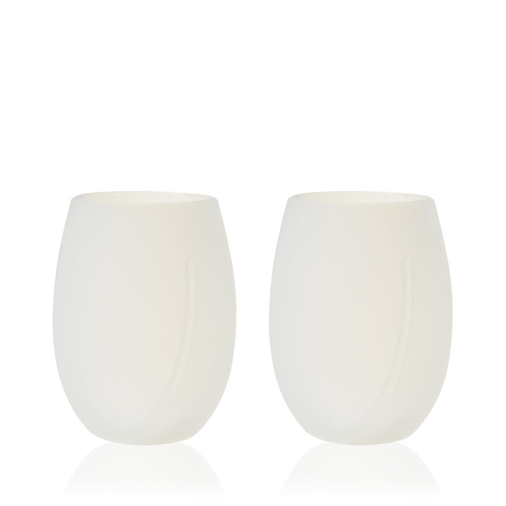 TRUE Flexi™ Clear Aerating Silicone Cups, Set of 2 - lily & onyx