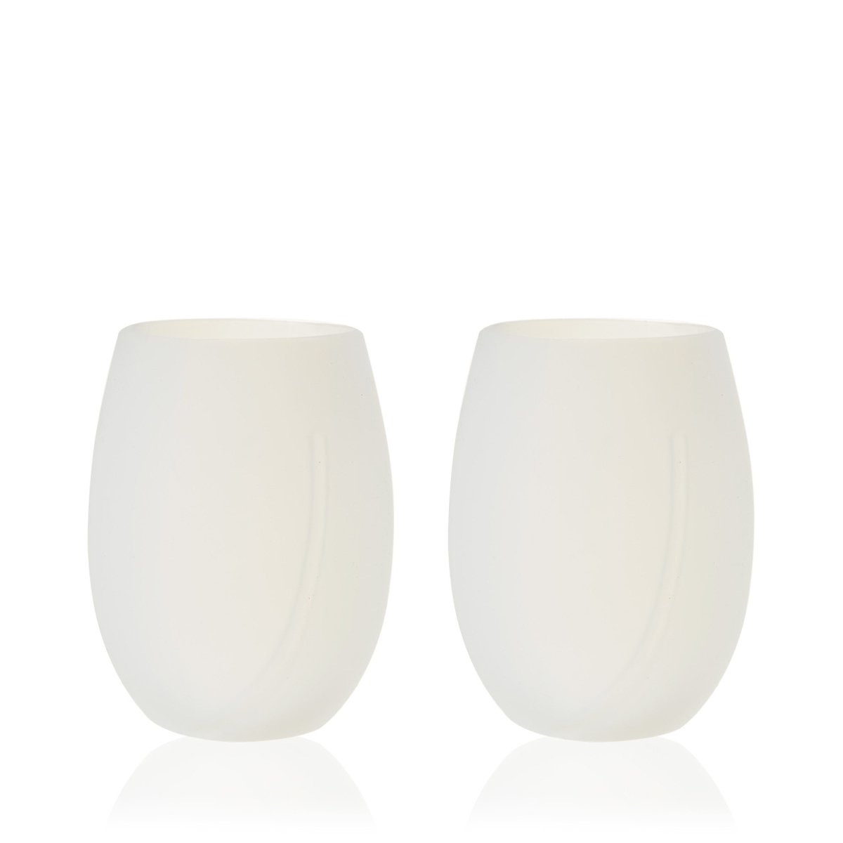 TRUE Flexi™ Clear Aerating Silicone Cups, Set of 2 - lily & onyx