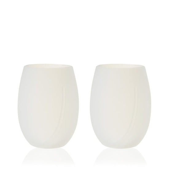 TRUE Flexi™ Clear Aerating Silicone Cups, Set of 2 - lily & onyx