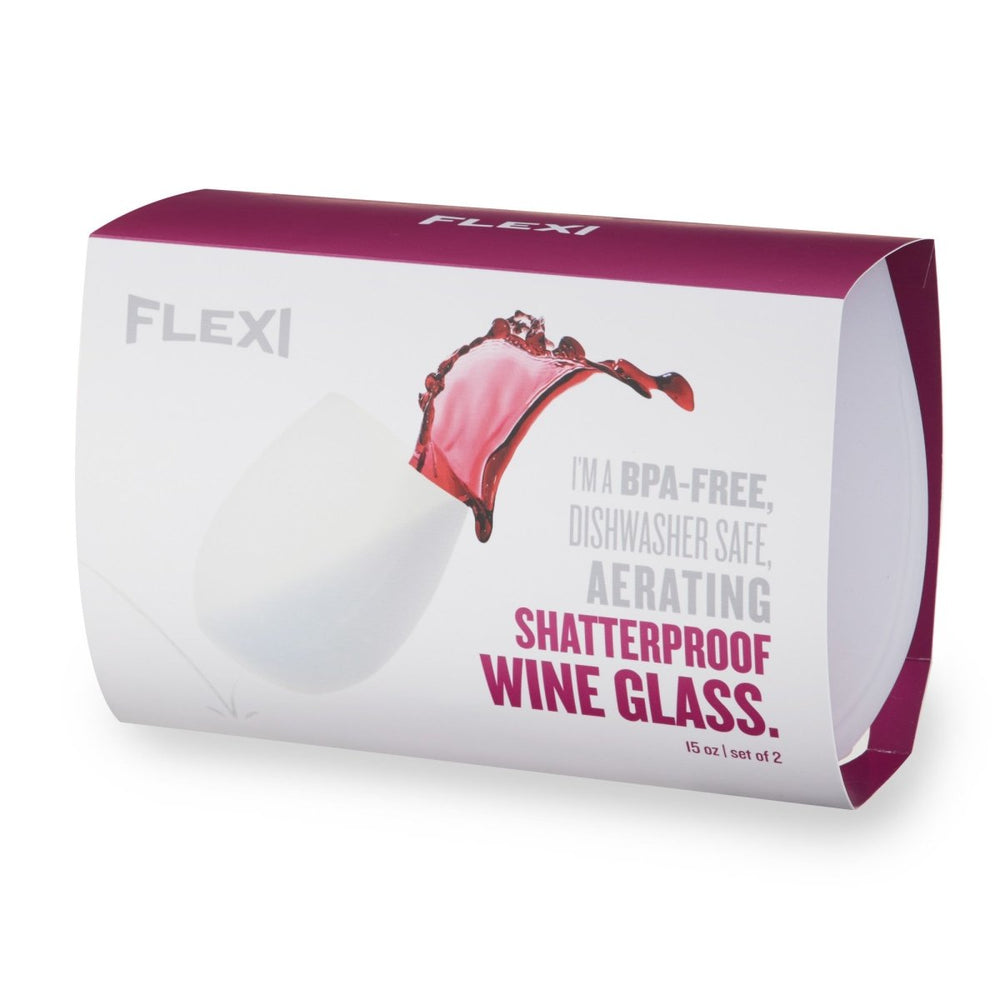 
                      
                        TRUE Flexi™ Clear Aerating Silicone Cups, Set of 2 - lily & onyx
                      
                    