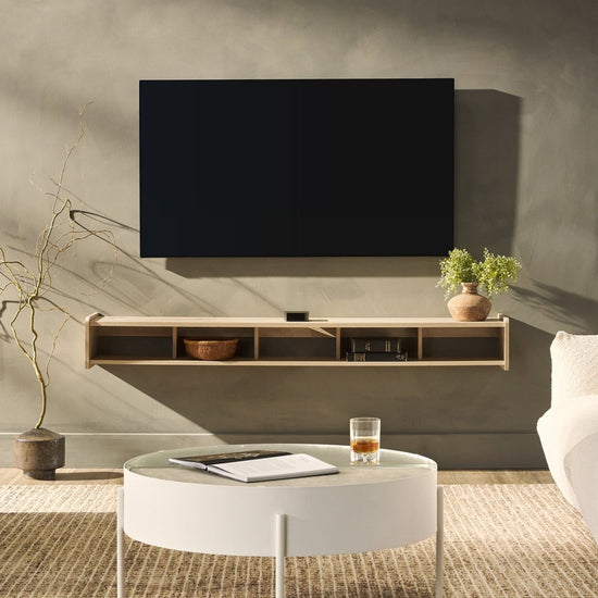 Walker Edison Floating Minimalist TV Stand - lily & onyx