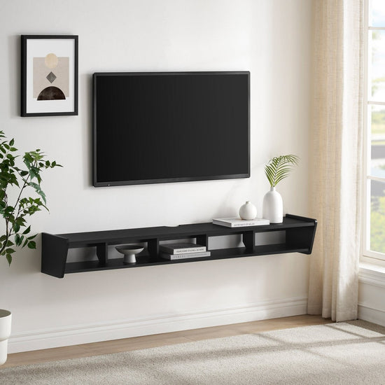 Walker Edison Floating Minimalist TV Stand - lily & onyx