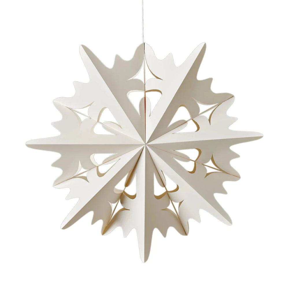 
                      
                        Flurry™ Hanging Paper Snowflake-Crystal against white background
                      
                    