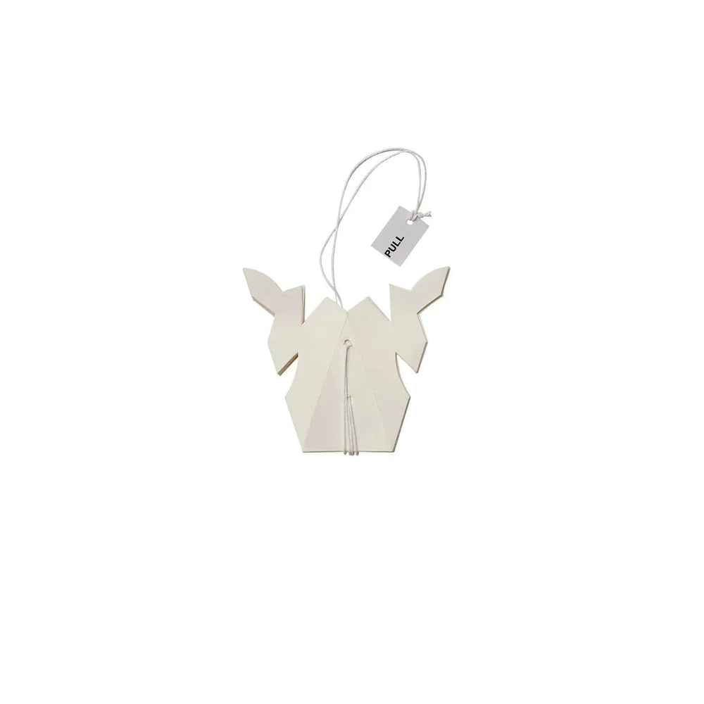 
                      
                        Flurry™ Hanging Paper Snowflake-Marquise folded up against a white background
                      
                    