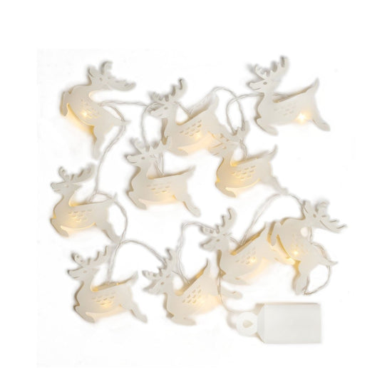 texxture Flurry™ LED Paper Reindeer Garland - lily & onyx