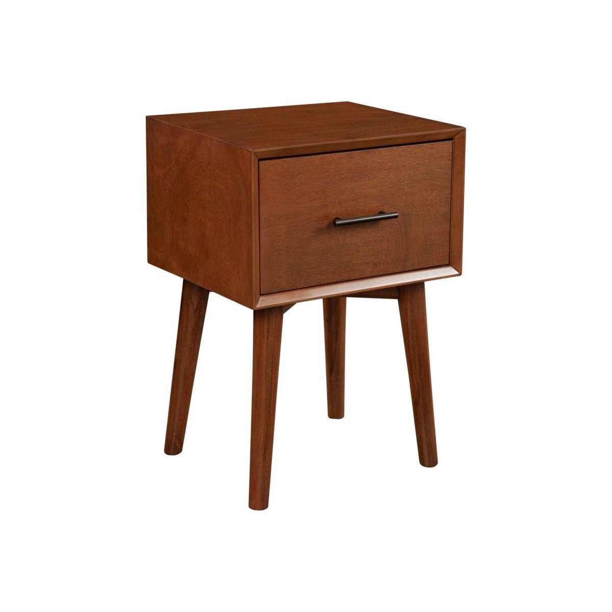 Alpine Furniture Flynn End Table, Acorn - lily & onyx