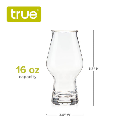 Load image into Gallery viewer, TRUE IPA Beer Glasses, Set of 4 - lily &amp;amp; onyx
