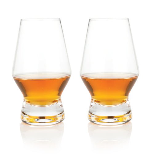 Viski Footed Crystal Scotch Glasses - lily & onyx