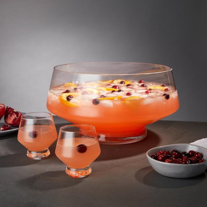 Viski Footed Punch Bowl - lily & onyx